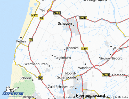 Mapa MICHELIN Dirkshorn - ViaMichelin