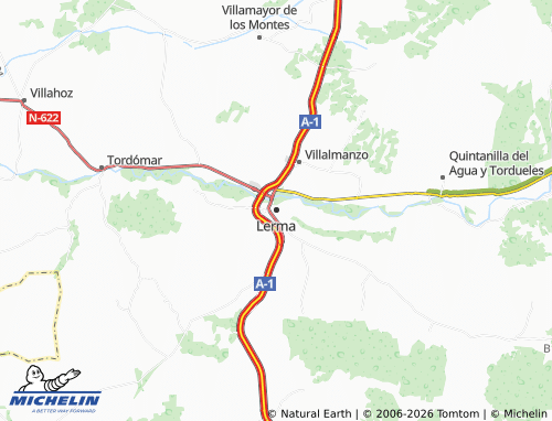 MICHELIN Lerma map - ViaMichelin