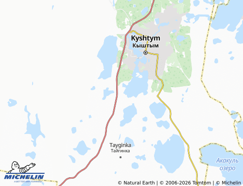 MICHELIN-Landkarte Dal'nyaya Dacha SNT - ViaMichelin