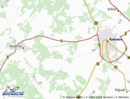 Carte MICHELIN Kõrgemäe - ViaMichelin
