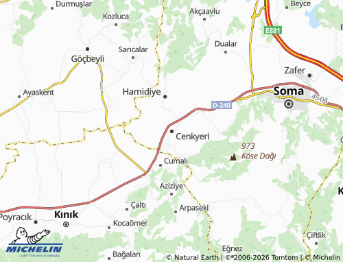 Mappa MICHELIN Cenkyeri - ViaMichelin