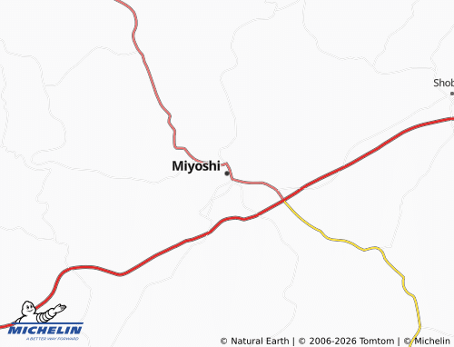 MICHELIN Miyoshi map - ViaMichelin