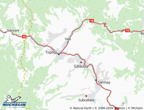 Mappa MICHELIN Moglănești - ViaMichelin