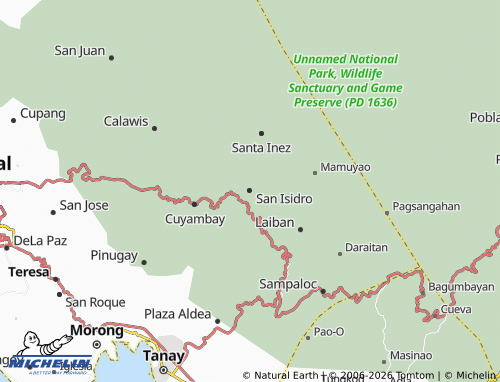 MICHELIN San Isidro map - ViaMichelin