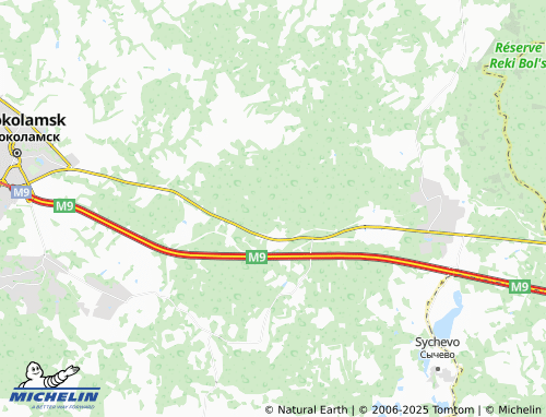 MICHELIN Ryabinka SNT map - ViaMichelin