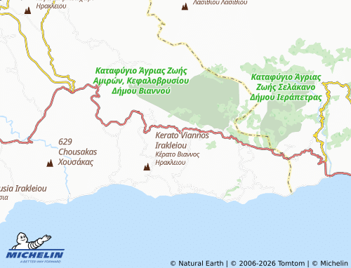 Mappa MICHELIN Vachos - ViaMichelin
