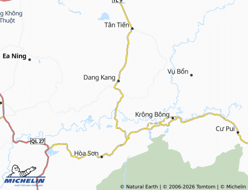 MICHELIN Cư Kty map - ViaMichelin