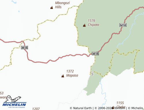 MICHELIN Kazomba map - ViaMichelin