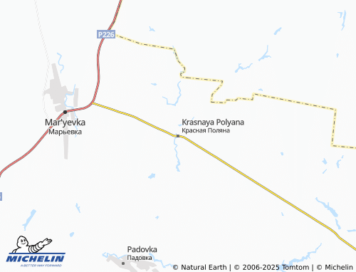 MICHELIN Krasnaya Polyana map - ViaMichelin