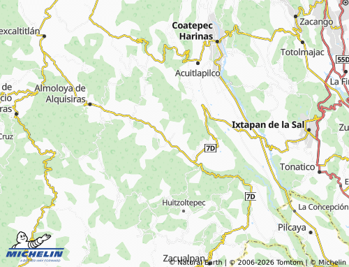 Mappa MICHELIN San José Tizates - ViaMichelin