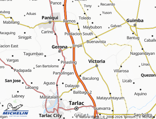 MICHELIN Estipona map - ViaMichelin