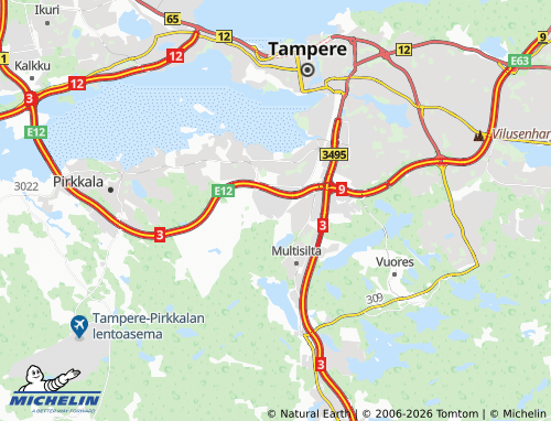 MICHELIN-Landkarte Sarankulma - ViaMichelin