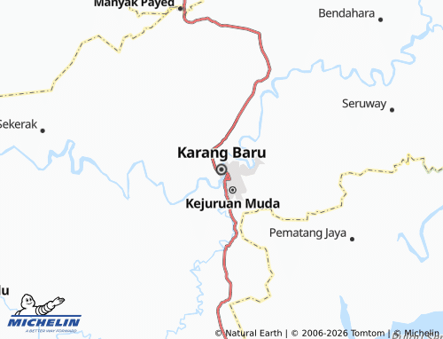 MICHELIN Karang Baru map - ViaMichelin