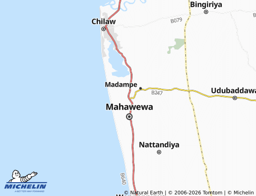 Mappa MICHELIN Maraggalagama - ViaMichelin