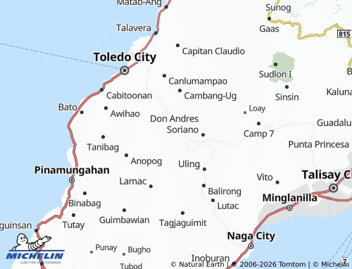 MICHELIN Poog map - ViaMichelin