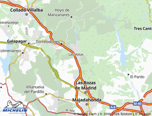 MICHELIN Las Matas map - ViaMichelin