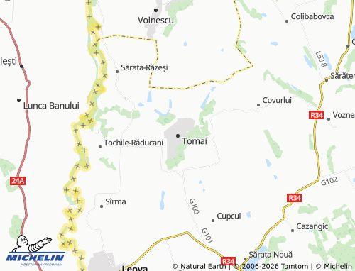 MICHELIN Tomai map - ViaMichelin