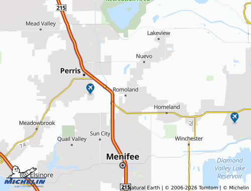 Mappa MICHELIN Romoland - ViaMichelin
