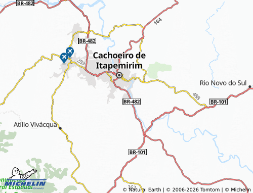 Carte MICHELIN Monte Belo - ViaMichelin