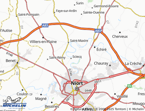 Carte MICHELIN Mursay - ViaMichelin