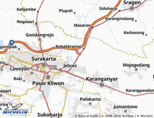 Carte MICHELIN Brujul - ViaMichelin