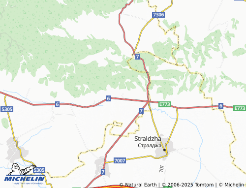 MICHELIN Gorno Aleksandrovo map - ViaMichelin