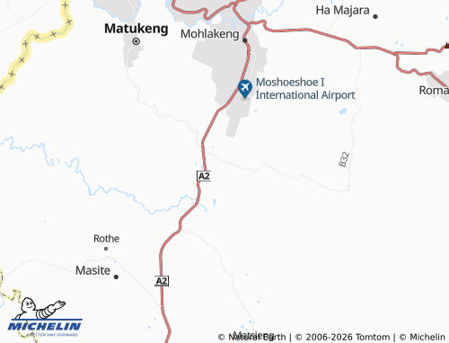 Mappa MICHELIN Motemekoane - ViaMichelin