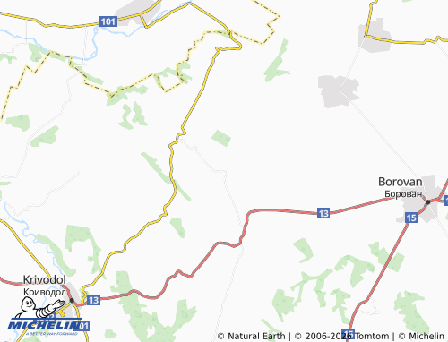Mapa MICHELIN Tri kladentsi - ViaMichelin