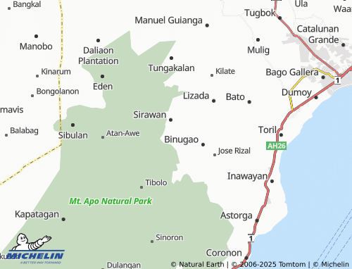 Kaart MICHELIN Tibuloy - ViaMichelin