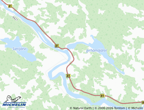 MICHELIN Oikarainen map - ViaMichelin