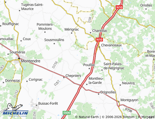 Mapa MICHELIN Sainte-Colombe - ViaMichelin