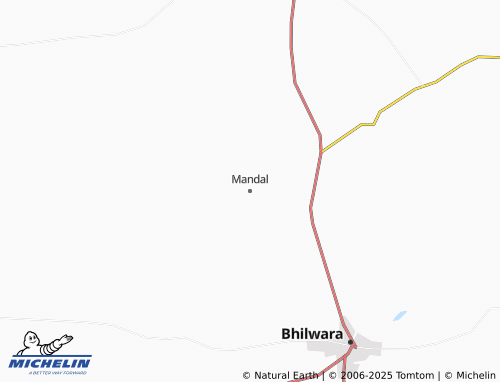 MICHELIN Mandal map - ViaMichelin