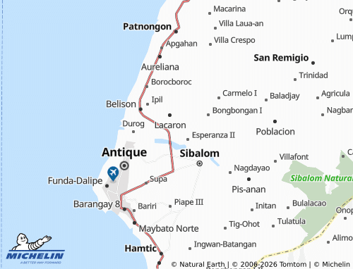 MICHELIN Olaga map - ViaMichelin
