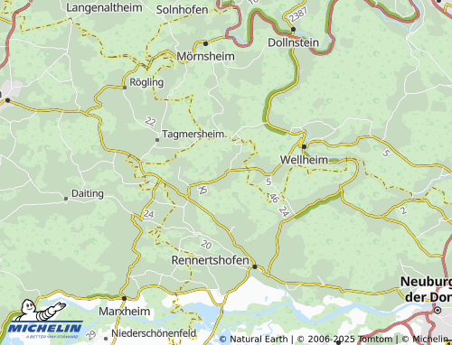 Mappa MICHELIN Emskeim - ViaMichelin