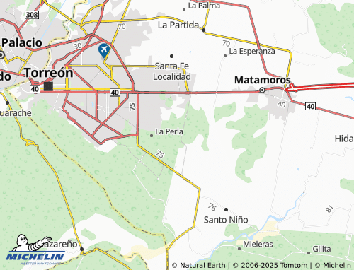 MICHELIN Rancho Alegre map - ViaMichelin