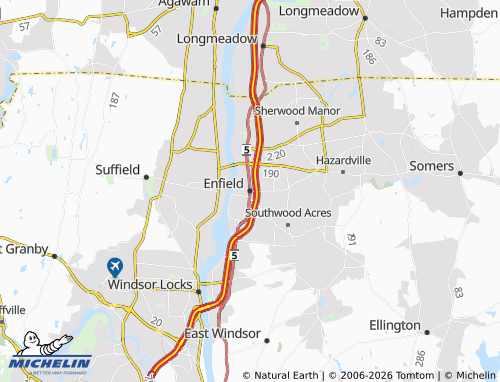 Kaart MICHELIN Enfield - ViaMichelin