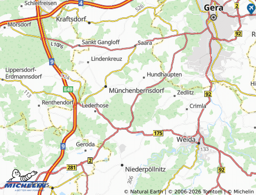 Mappa MICHELIN Kleinbocka - ViaMichelin