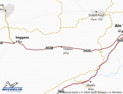 Mapa MICHELIN Teelatou - ViaMichelin