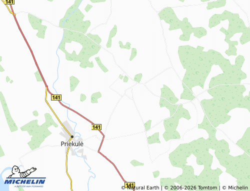 Mapa MICHELIN Agluonėnai - ViaMichelin