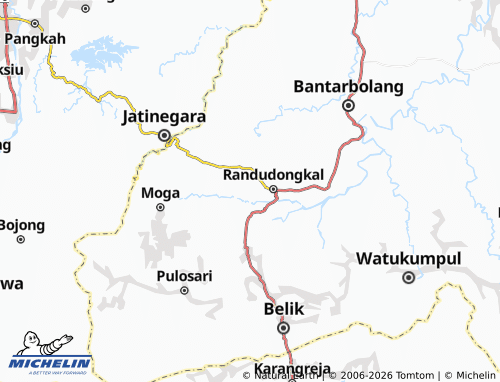 Carte MICHELIN Banjaranyar - ViaMichelin
