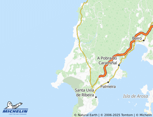 MICHELIN Fonte Espiñosa map - ViaMichelin