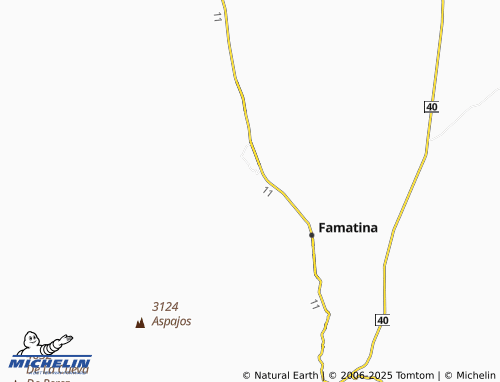 MICHELIN Bajo Carrizal map - ViaMichelin