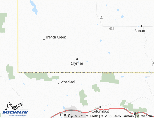 Mappa MICHELIN Clymer - ViaMichelin