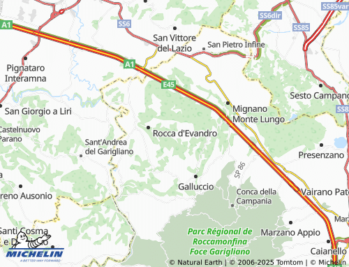 MICHELIN Camino map - ViaMichelin