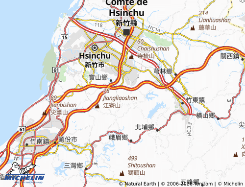 MICHELIN Shuangxi map - ViaMichelin