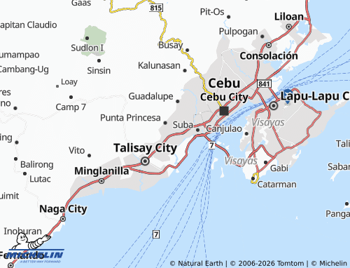 Mappa MICHELIN Basak San Nicolas - ViaMichelin