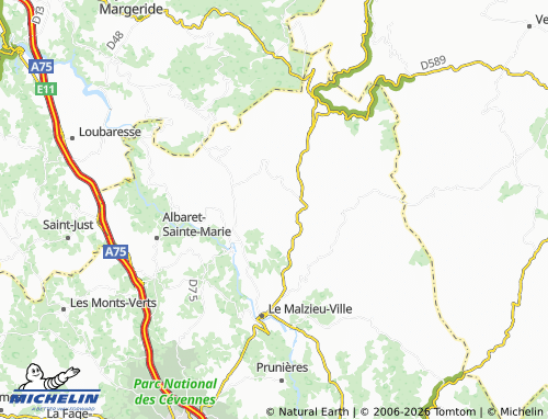 Mappa MICHELIN Gizerac - ViaMichelin