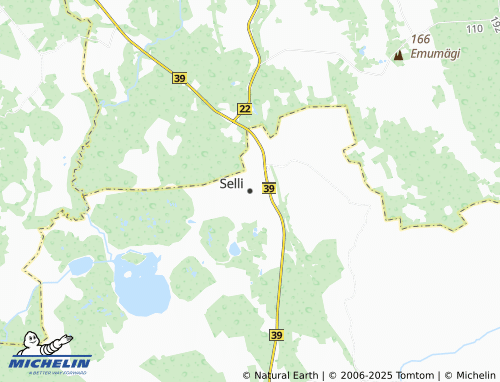 MICHELIN Selli map - ViaMichelin