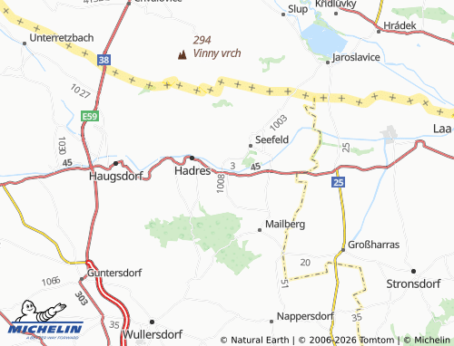 MICHELIN Obritz map - ViaMichelin