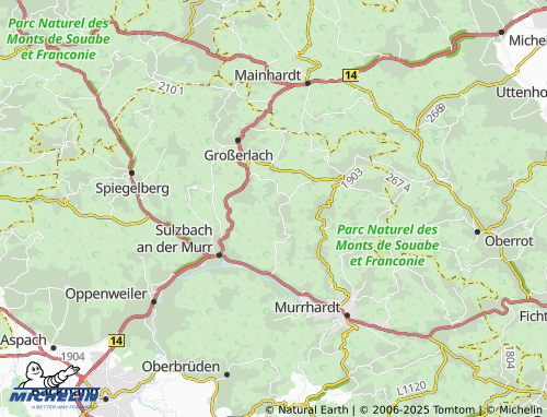 Carte MICHELIN Bushof - ViaMichelin